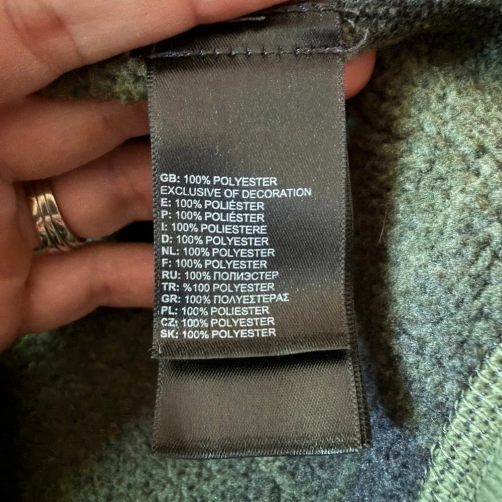The North Face Mens Novelty Gordon Lyons 1/4 Zip in Four Leaf Clover Ombre Plaid
